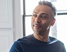 man looking at camera 